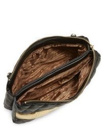 Love Moschino Quilted Faux Leather Crossbody Clutch