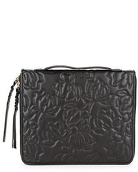 Ivanka Trump Quilted Floral Leather Tech Clutch