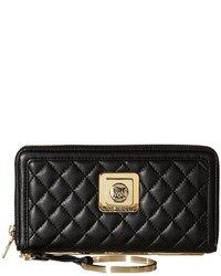 Love Moschino Quilted Gold Braceleted Wristlet