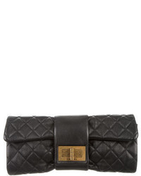 Chanel Quilted Leather Clutch