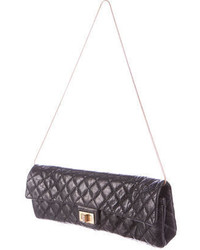 Chanel Quilted Mademoiselle Lock Clutch