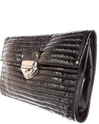 Cynthia Rowley Quilted Patent Leather Clutch