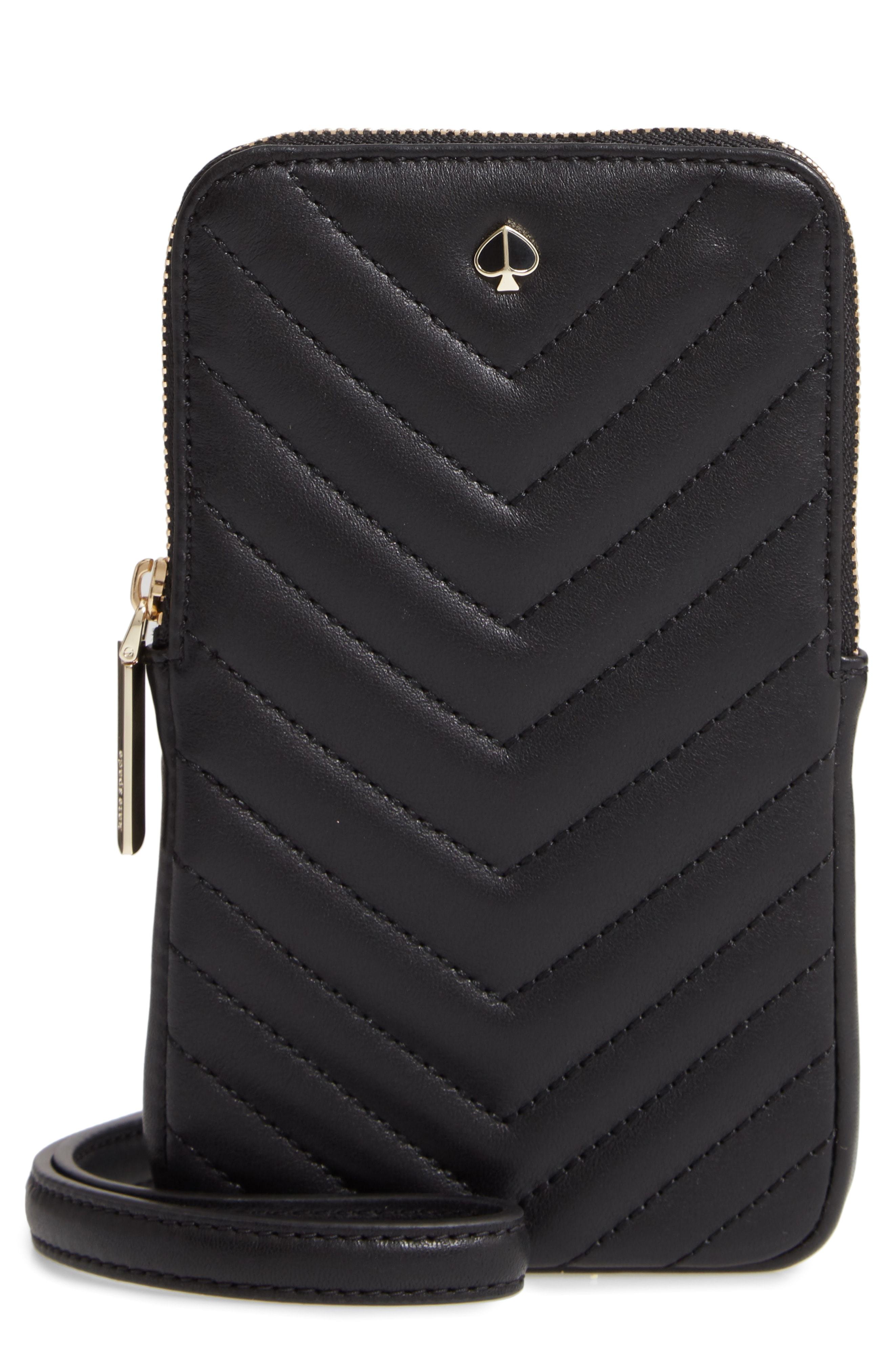 kate spade new york Amelia Quilted Leather Phone Crossbody Bag, $148 |  Nordstrom | Lookastic