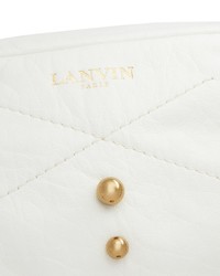 Lanvin Baby Sugar Metal Pearl Leather Crossbody Bag