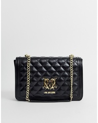 Love Moschino Bag With Chain In Black