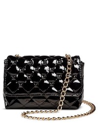 Betseyville by Betsey Johnson Betseyville Faux Leather Betseyville Faux Leather Quilted Crossbody Handbag With Studs And Chain Strap