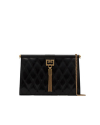 Givenchy Black Gem Medium Quilted Leather Shoulder Bag