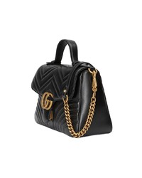 Gucci Black Gg Marmont Small Bag