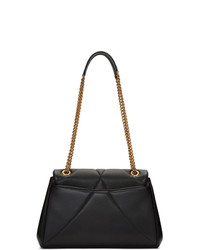 Dolce And Gabbana Black Large Quilted Devotion Bag