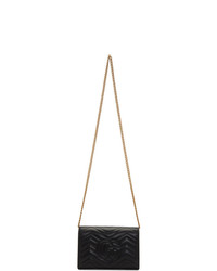 Gucci Black Mini Gg Marmont Shoulder Bag