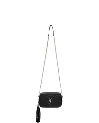 Saint Laurent Black Monogramme Mini Lou Camera Bag