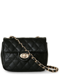 Urban Expressions Black Pam Quilted Crossbody