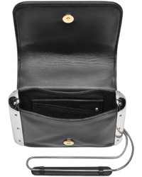 Jean Paul Gaultier Black Quilted Leather Crossbody Bag