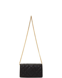 Versace Black Quilted Medusa Tribute Chain Bag