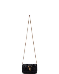 Versace Black Quilted Vitrus Evening Bag