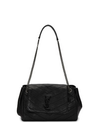 Saint Laurent Black Small Quilted Nolita Bag
