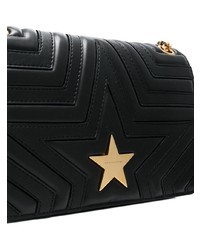 Stella McCartney Black Star Medium Pu Shoulder Bag