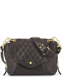 Ash Cleo Quilted Crossbody Bag Black