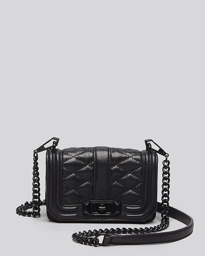 Rebecca Minkoff Crossbody Mini Quilted Love With Black Hardware, $195, Bloomingdale's