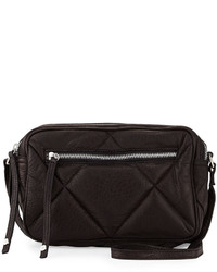 Day Mood Abana Quilted Leather Crossbody Bag Black