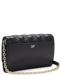 Diane von Furstenberg 440 Large Currency Quilted Leather Crossbody Bag