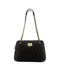DKNY Quilted Leather Round Crossbody