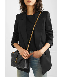 Saint Laurent Envelope Quilted Leather Shoulder Bag