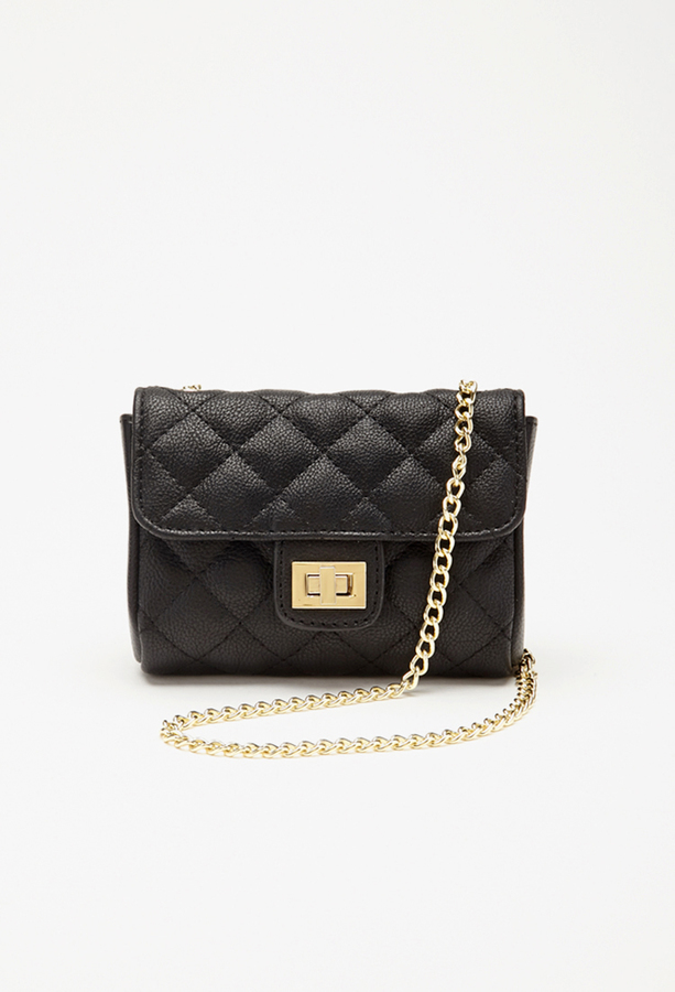 Forever 21 Quilted Faux Leather Crossbody | Where to buy & how to wear