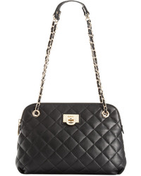 DKNY Gansevoort Quilted Nappa Leather Round Crossbody