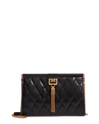 Givenchy Gem Quilted Leather Frame Shoulder Bag