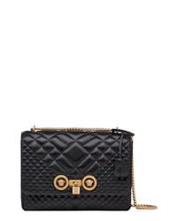Versace Icon Quilted Leather Shoulder Bag