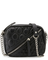 Cynthia Vincent Ilka Quilted Crossbody Bag Black Matte