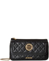 Love Moschino Long Classic Quilted Crossbody Bag