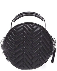 Mackage Ibis Small Black Quilted Leather Crossbody Bag