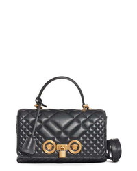 Versace Medium Icon Quilted Leather Shoulder Bag
