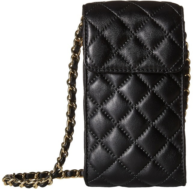 Michael Kors Sloan Black Leather Pebble Chain Crossbody Bag Purse Handbag  9x6