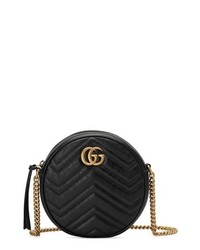 Gucci Mini Marmont 20 Leather Can Shoulder Bag