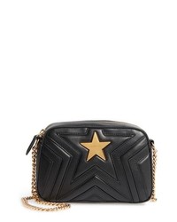 Stella McCartney Mini Star Quilted Faux Leather Camera Bag