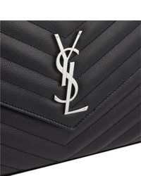 Saint Laurent Monogram Leather Cross Body Bag