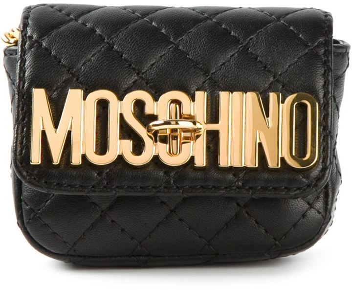 Moschino Mini Quilted Cross Body Bag, $540 | farfetch.com | Lookastic
