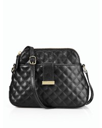 Talbots Quilt Embossed Leather Crossbody Bag