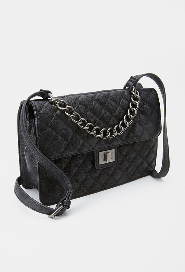 forever 21 quilted crossbody bag