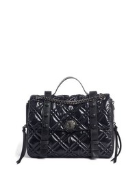 Balmain Quilted Faux Leather Shoulder Bag