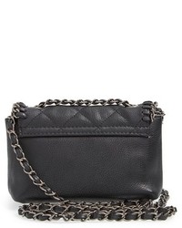 Steve Madden Quilted Flap Faux Leather Crossbody Bag