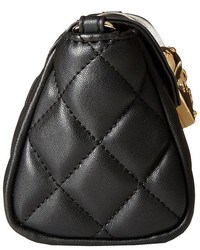 Love Moschino Quilted Flap Front Heart Crossbody