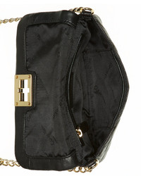 Calvin Klein Quilted Lamb Leather Crossbody