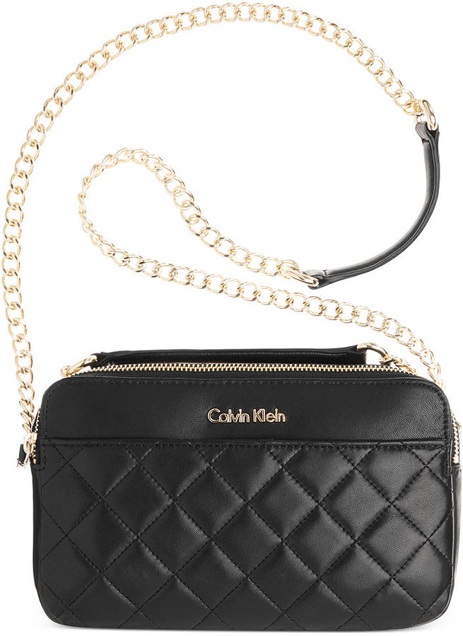 Calvin Klein Hayden Saffiano Leather Crossbody Reviews Handbags Accessories  Macy's 