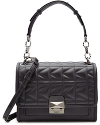 Karl Lagerfeld Quilted Leather Shoulder Bag