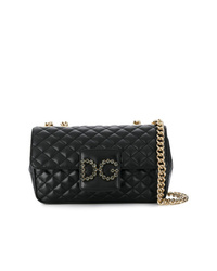Dolce & Gabbana Quilted Logo Shoulder Bag