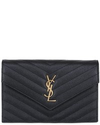 Saint Laurent Monogram Quilted Leather Shoulder Bag